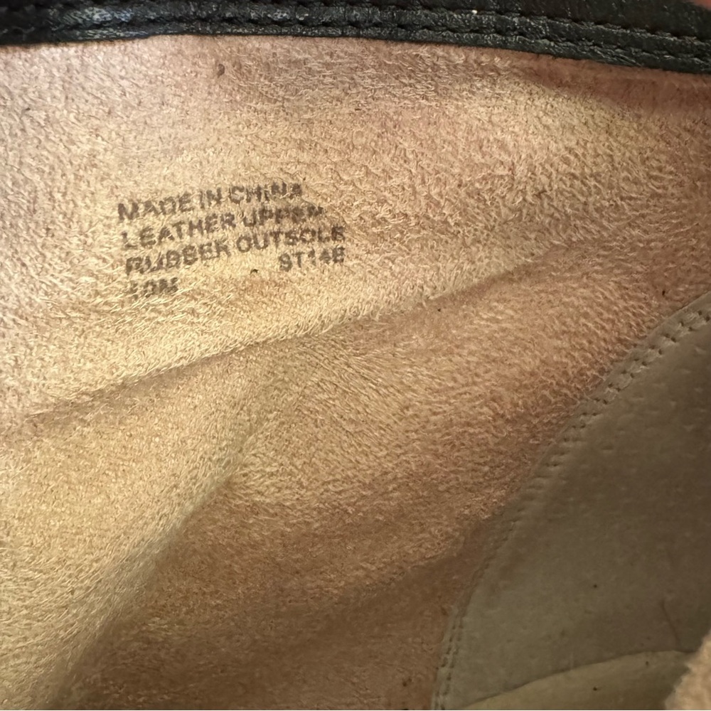 Michael Kors Black‎ Leather Heeled Ankle Boots Booties Career City Size 10M - Picture 10 of 13